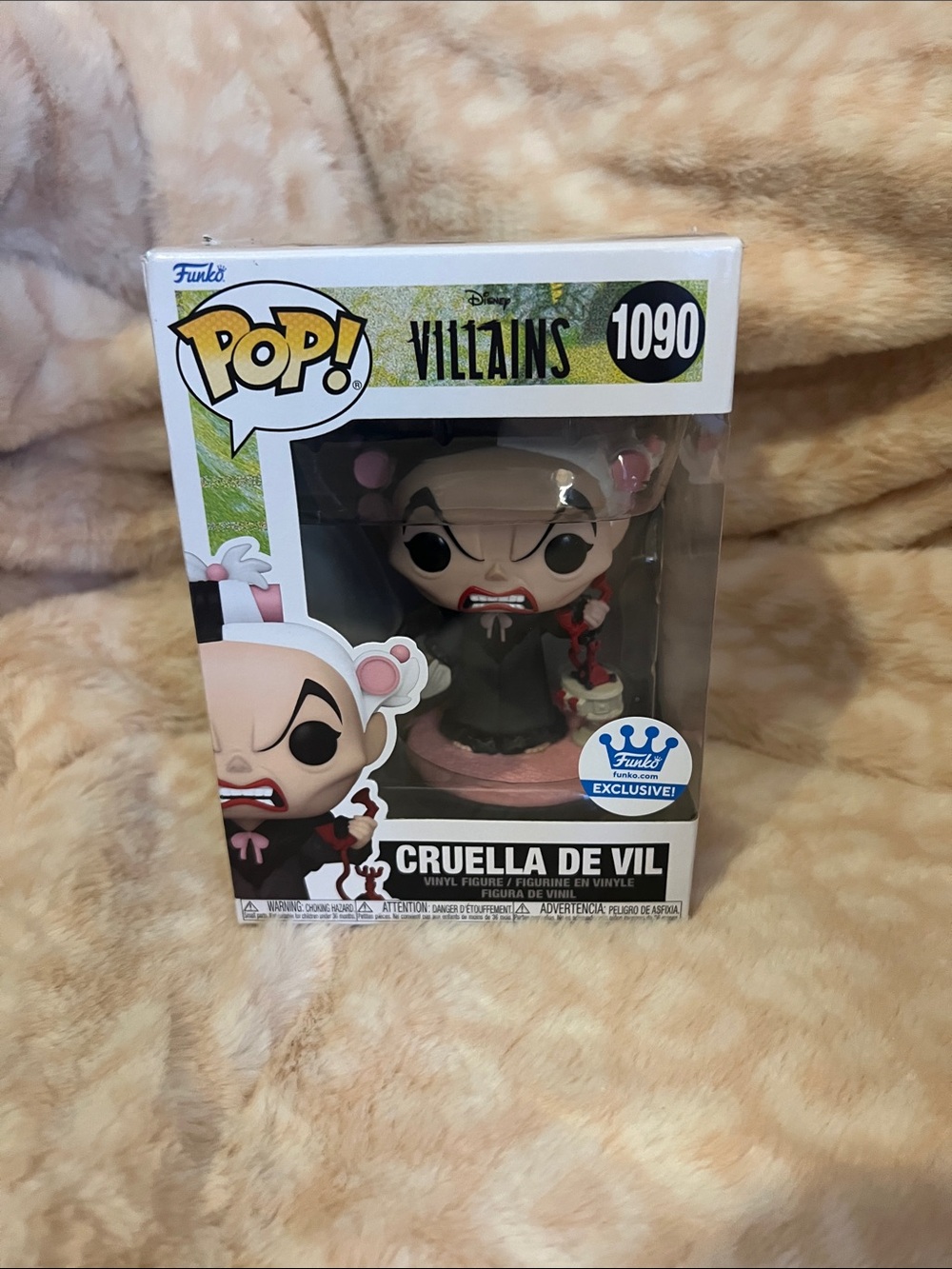 Funko Cruella de Vil Pop! Vinyl Figure - Black, Pink